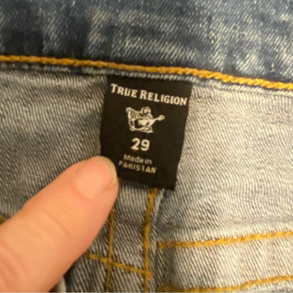 True Religion Jeans Mens Size 29 Geno Relaxed Slim Dark Wash‎ Preppy